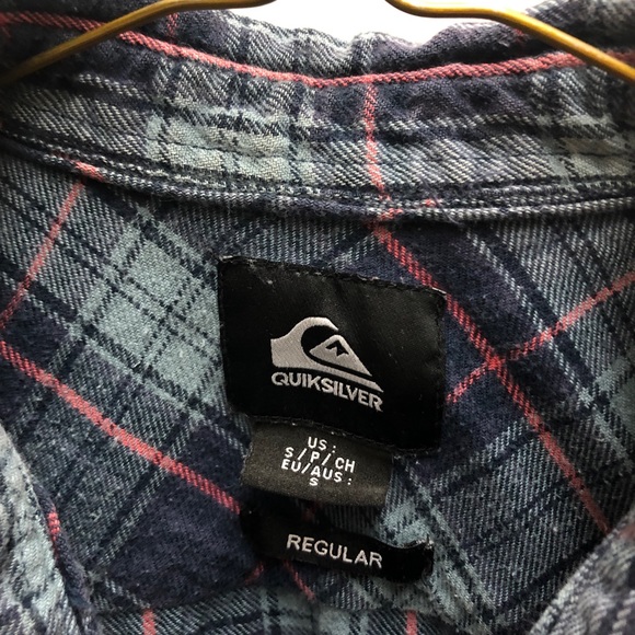 Quicksilver flannel button down - Picture 4 of 4